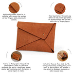 Saddle Leather envelope | sets of 10 pcs