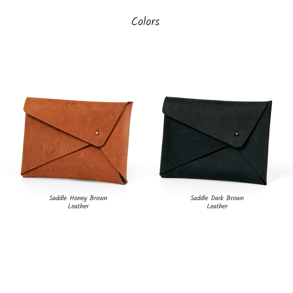 Saddle Leather envelope | sets of 10 pcs