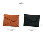 Saddle Leather envelope | sets of 10 pcs