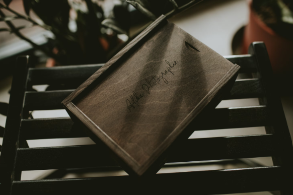 Rectangular wooden box for 4x6 prints - set of 10 pcs