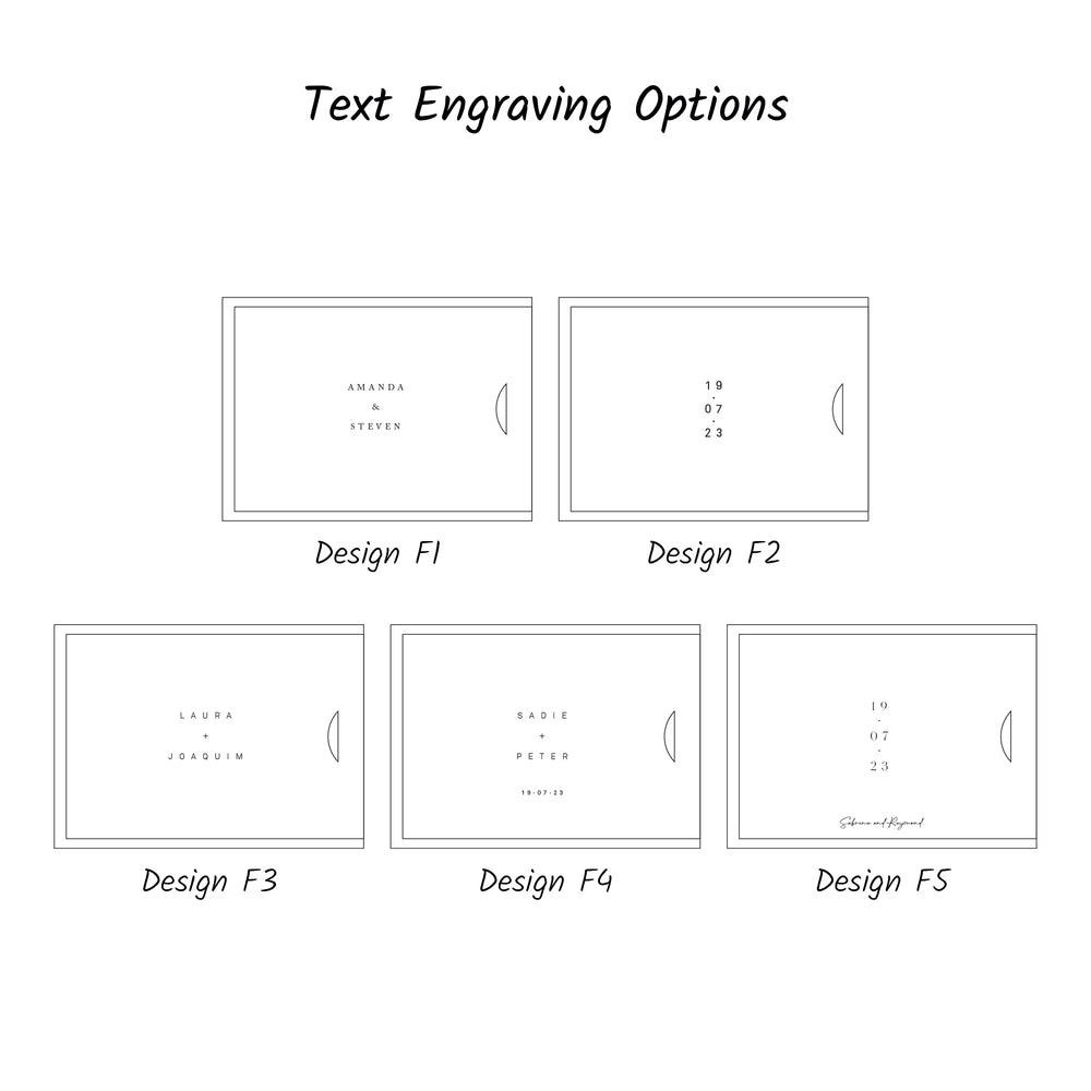 Rectangular wooden box for 4x6 prints - set of 10 pcs