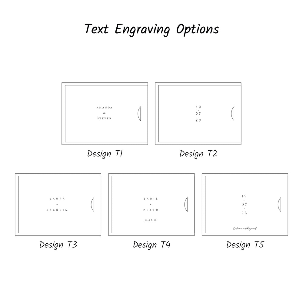 Square wooden box for 4x6 prints & USB