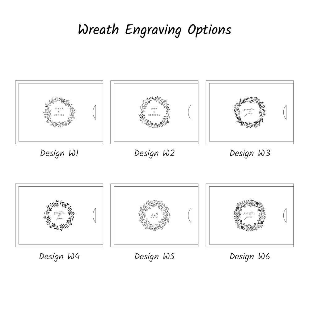 Rectangular wooden box for 8x12 prints - set of 10 pcs