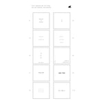 Square Oak Box for 4x6 prints with divider | Color - Tawny Brown