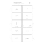 Two Section Rectangular Oak Box for 4x6 prints | Color - Smoked Oak
