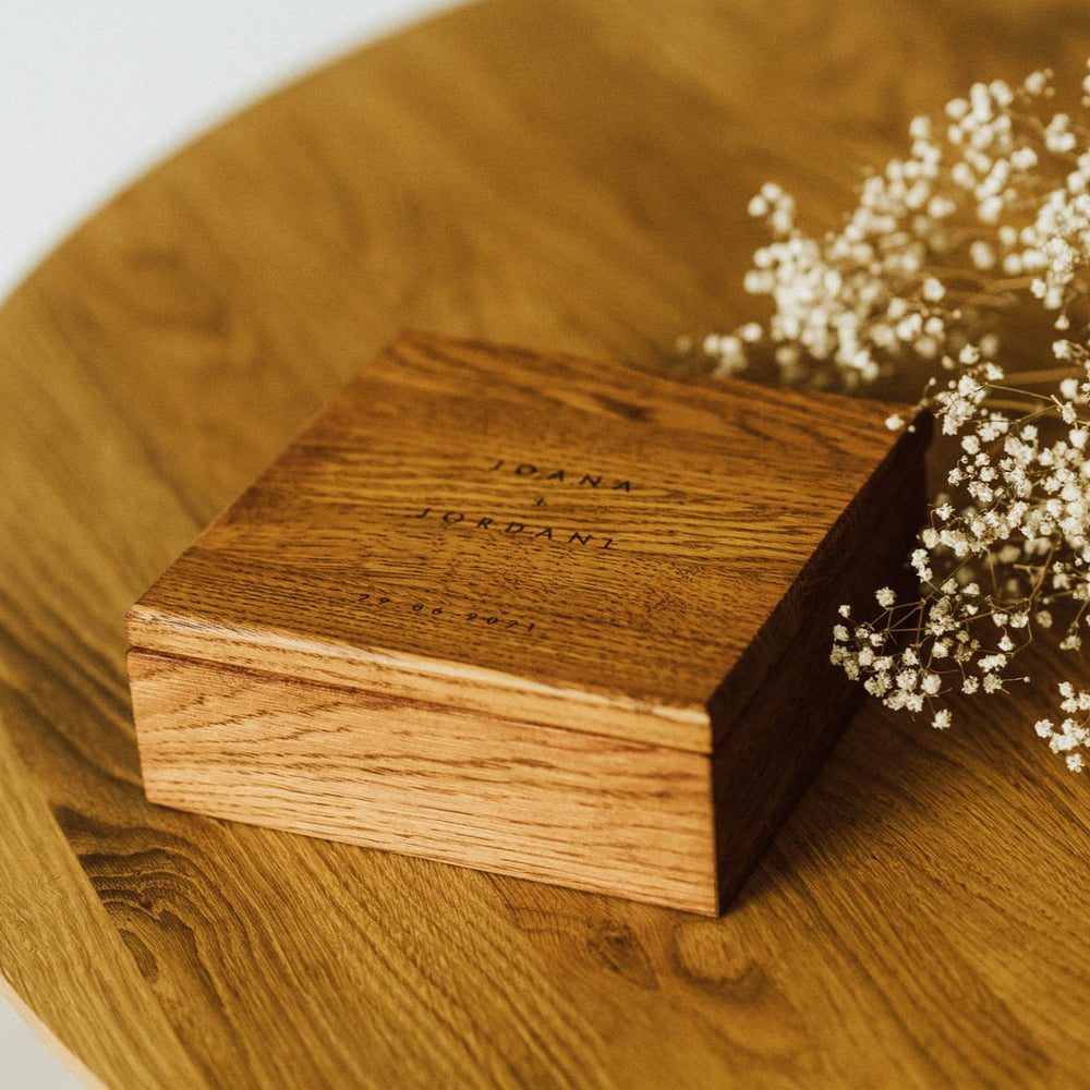 Wooden Gift Box - Dark Oak