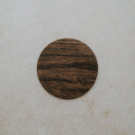 3.75" Oak Coaster | Color - Dark Brown