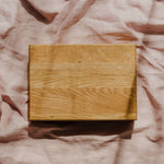 Two Section Rectangular Oak Box for 4x6 prints | Color - Natural