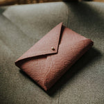 Plant Based Vegan Leather envelope for prints | Pink