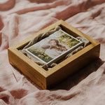 Rectangular Oak Box for 5x7 prints | Color - Natural