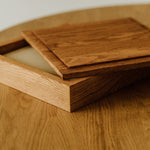 10x10 Wedding Album Box | Oak | Color - Tawny Brown