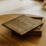 10x10 Wedding Album Box | Oak | Color - Smoked Oak