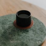 3.75" Vegetable Tanned Leather Coaster | Color - Cognac