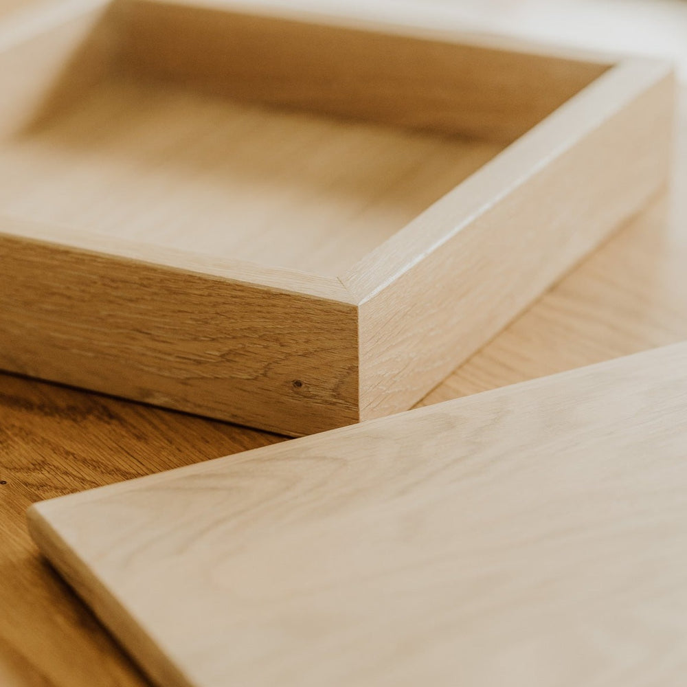 10x10 Wedding Album Box | Oak | Color - White Wash