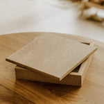 10x10 Wedding Album Box | Oak | Color - White Wash