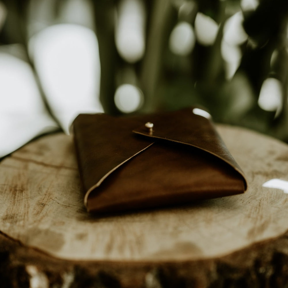 Vegan Leather envelope for prints | Brown - set of 10 pcs