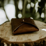 Vegan Leather envelope for prints | Dark Brown - set of 5 pcs