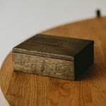 Rectangular Oak Box for 4x6 prints | Color - Charcoal