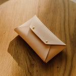 Smartphone Leather Clutch | Vegetable Tanned Leather | Color - Nude