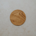 3.75" Oak Coaster | Color - Natural