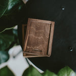 Wooden box for USB drives with lid